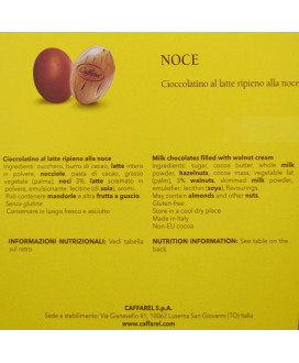 Online selling italian chocolates in the shape of Walnut - chocolate with Walnut cream. online shop Caffarel
