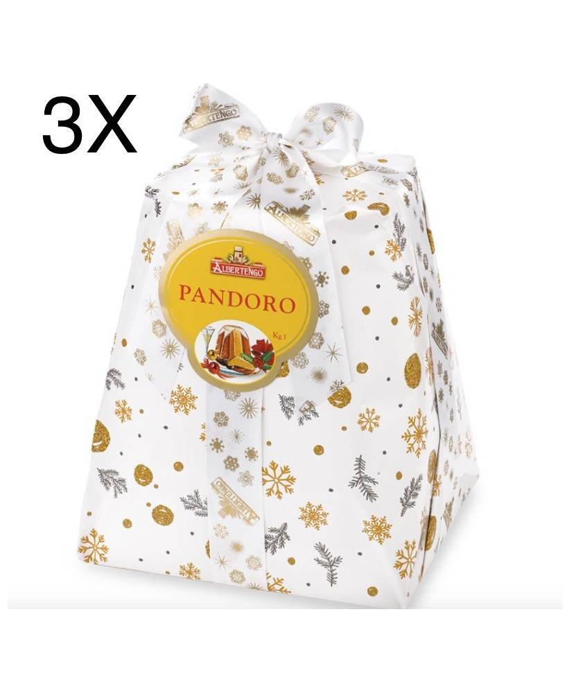 Vendita online pandoro Albertengo artigianale. Shop on line panettoni artigianali di pasticceria pandoro "riflessi" classico, pr