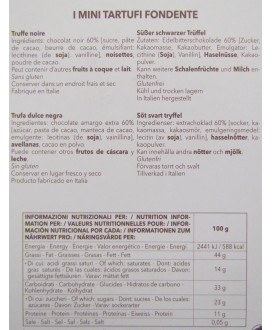 Vendita online cioccolatini Tartufi Caffarel. Shop on line cioccolatini assortiti Tatufo al pistacchio, fondente e al gianduia. 