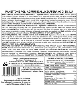 Panettone Fisconaro Dolce e Gabbana zafferano shop online | corso101