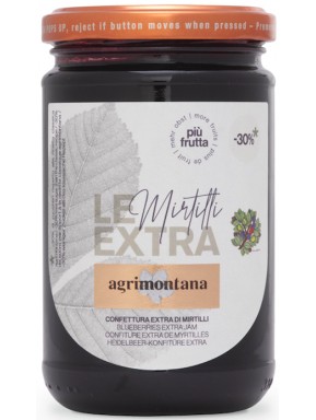 Agrimontana - Mirtilli - con il 30% in meno di zucchero - 350g