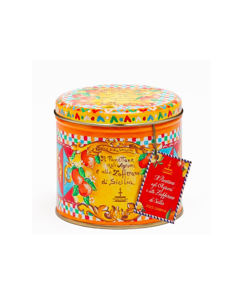 Fiasconaro - Dolce & Gabbana - MIGNON - Panettone Agrumi e Zafferano - 100g