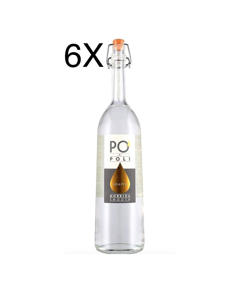 (3 BOTTIGLIE) Poli - Grappa Morbida - Po' di Poli - Moscato - 70cl