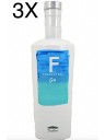 (3 BOTTLES) Formentera Mediterranean Spirits - Gin F de Formentera - 70cl