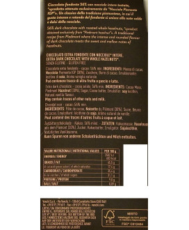 Vendita online tavolette di cioccolato Venchi Grandi da 1 kg. fondente extra 56% di cacao con nocciole piemonte intere. Shop on