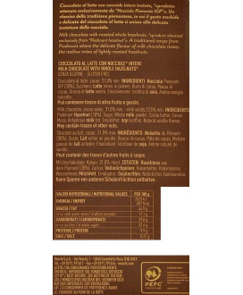 Vendita online tavolette grandi da 1 kg. di cioccolato Venchi al latte con nocciole piemonte intere. Shop on line cioccolata al