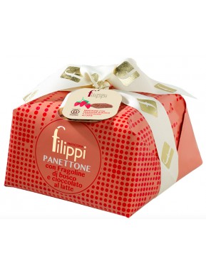 Filippi - Panettone - Wild Strawberries and Milk Chocolate - 1000g - NEW