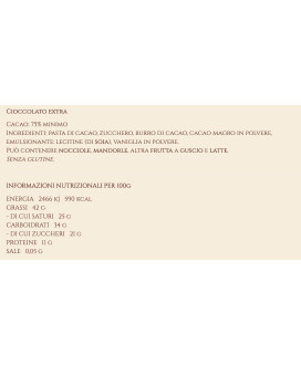 Online sales chocolate bars Caffarel of Turin, milk simple - 100g. Shop online Caffarel Piedmont Italian chocolate bars gluten-f