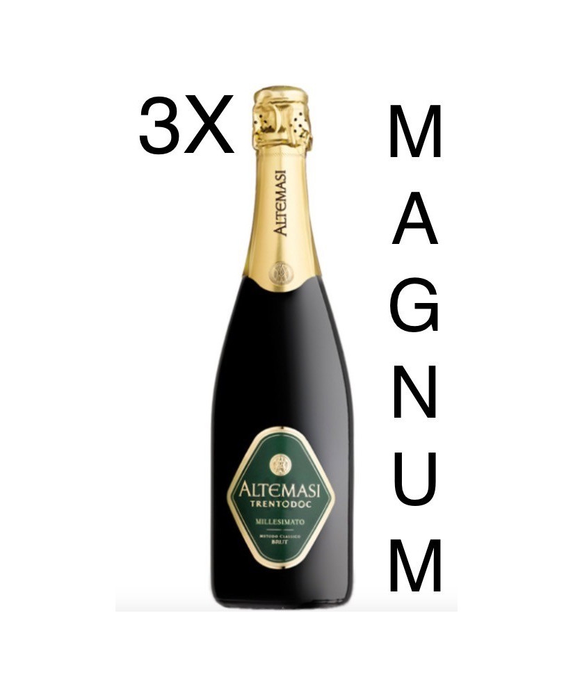 (3 BOTTLES) Altemasi - Brut Millesimato 2020 - TRENTO DOC - Magnum - 150cl.