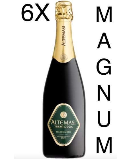 (6 BOTTIGLIE) Altemasi - Brut Millesimato 2020 - TRENTO DOC - Magnum - 150cl