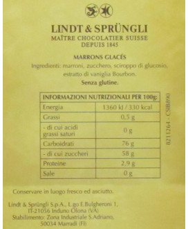 Vendita online Marrons Glaces interi Horvath - Lindt e Sprüngli. Miglior prezzo online marroni glassati Lindt - Horvath. Shop on