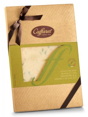 Caffarel - The Creations - White Chocolate with Almonds and Pistachios - 750g