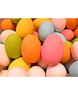 Vendita online uova di gallina confettate Crispo, ripiene di cioccolato fondente. Shop on line ovette di zucchero con uno strato