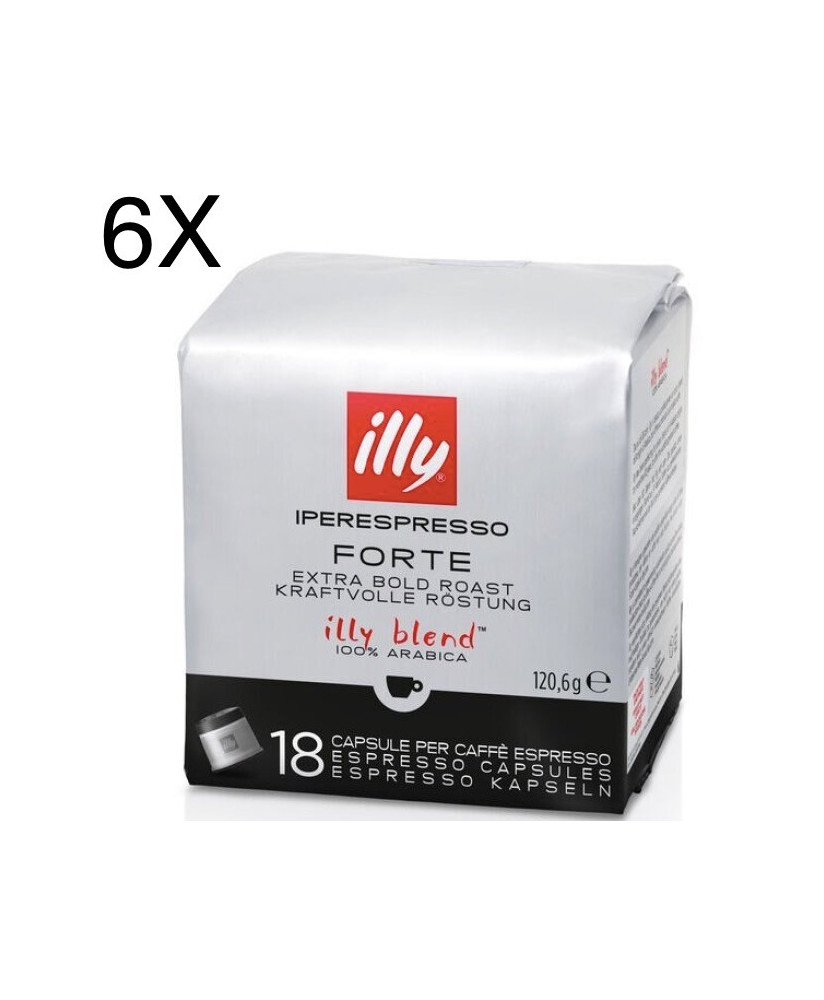 (3 CONFEZIONI) Illy Monoarabica Tostato FORTE - 54 Capsule - NEW