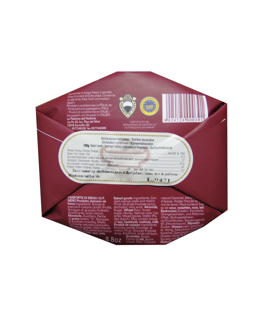 Buy online Panforte, typical Tuscany Cake -Antichi dolci di Siena. Shop on  line Italian Tuscany products handmade. Shop on line