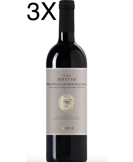 (3 BOTTLES) Dievole - Brunello di Montalcino 2015 - Podere Brizio - DOCG - 75cl