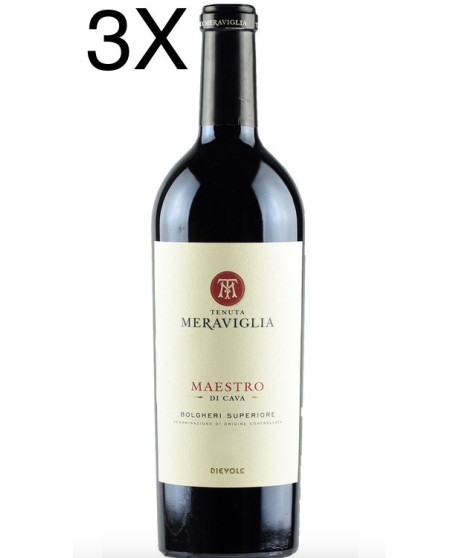 (3 BOTTIGLIE) Dievole - Maestro di Cava 2016 - Bolgheri Rosso Superiore DOC - 75cl