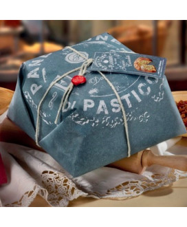 Vendita online panettone Flamigni senza canditi incartato a mano. Shop on-line panettoni artigianali, dolce da forno lievitato