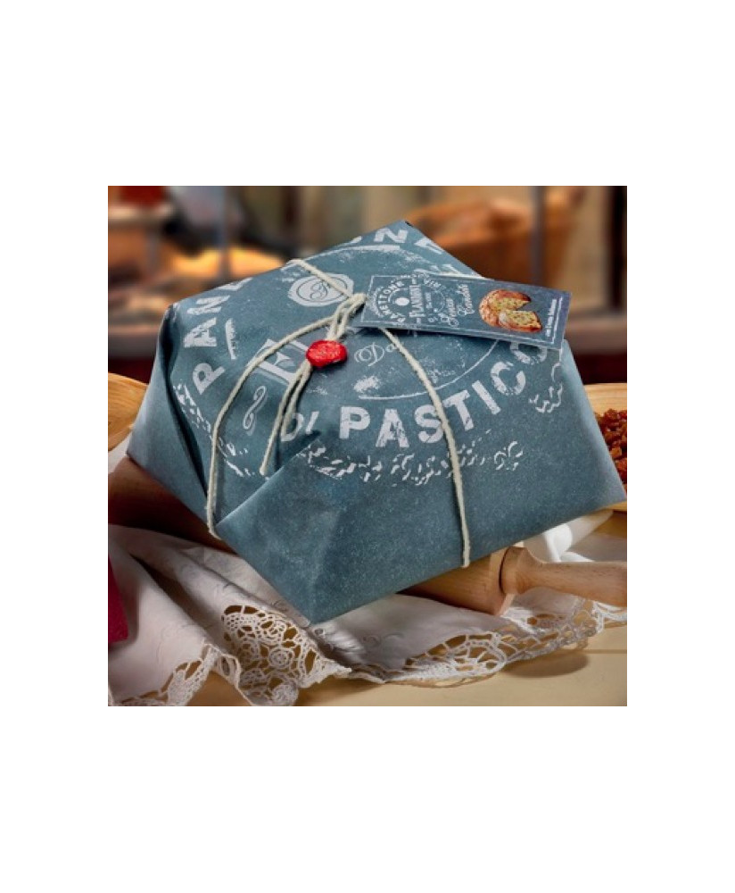 Vendita online panettone Flamigni senza canditi incartato a mano. Shop on-line panettoni artigianali, dolce da forno lievitato