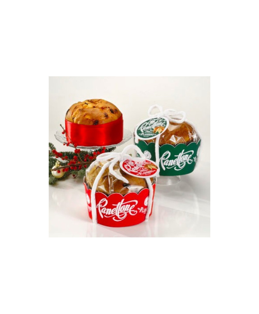 Online sales Flamigni classic panettone Milano hand-wrapped. Shop online homemade panettone, naturally leavened baked cake with 