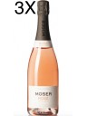 (3 BOTTLES) Moser - Rosé Extra Brut 2018 - Trento DOC - 75cl
