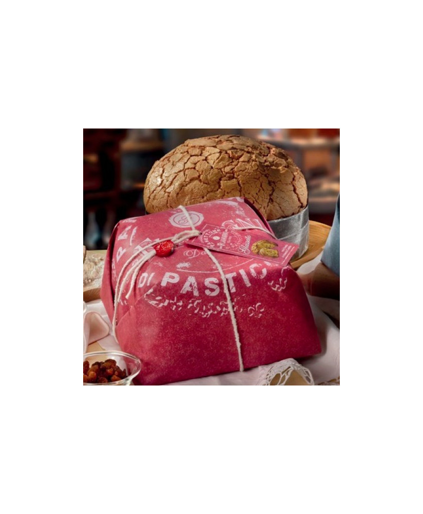 Online sales Flamigni classic panettone Milano hand-wrapped. Shop online homemade panettone, naturally leavened baked cake with 