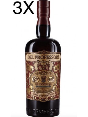 (3 BOTTLES) Distilleria Quaglia - Vermouth del Professore Rosso - 2022 - 75cl