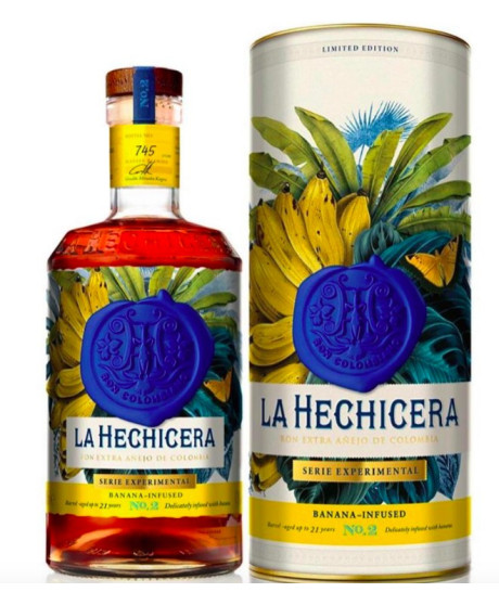 La Hechicera - Serie Limitata N. 2 - Experimental Banana - Rum Colombiano - Astucciato - 70cl