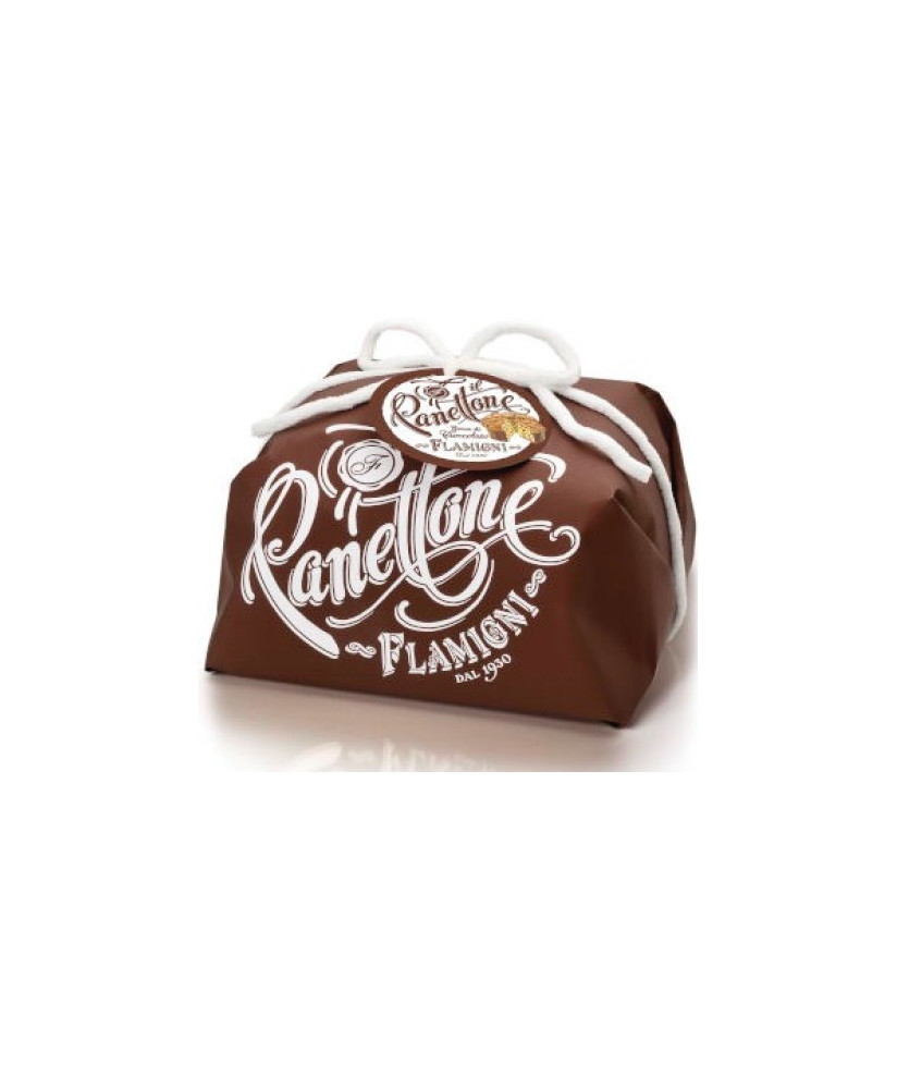 Vendita online panettone Flamigni con Gocce di Cioccolato. Shop on-line panettoni artigianali, dolce da forno lievitato naturalm