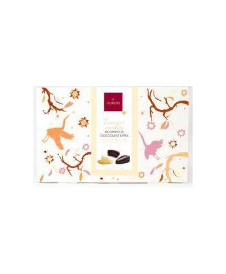 Vendita online Dragées Domori. Shop on line al minor prezzo Dragees ricoperti di cioccolato fondente artigianale Domori. Acquist