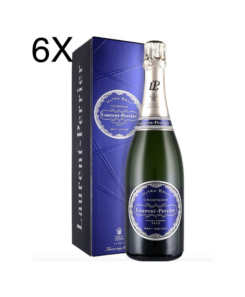 (3 BOTTIGLIE) Laurent Perrier - Brut Nature - Ultra Brut - Champagne AOC - Astucciato - 75cl