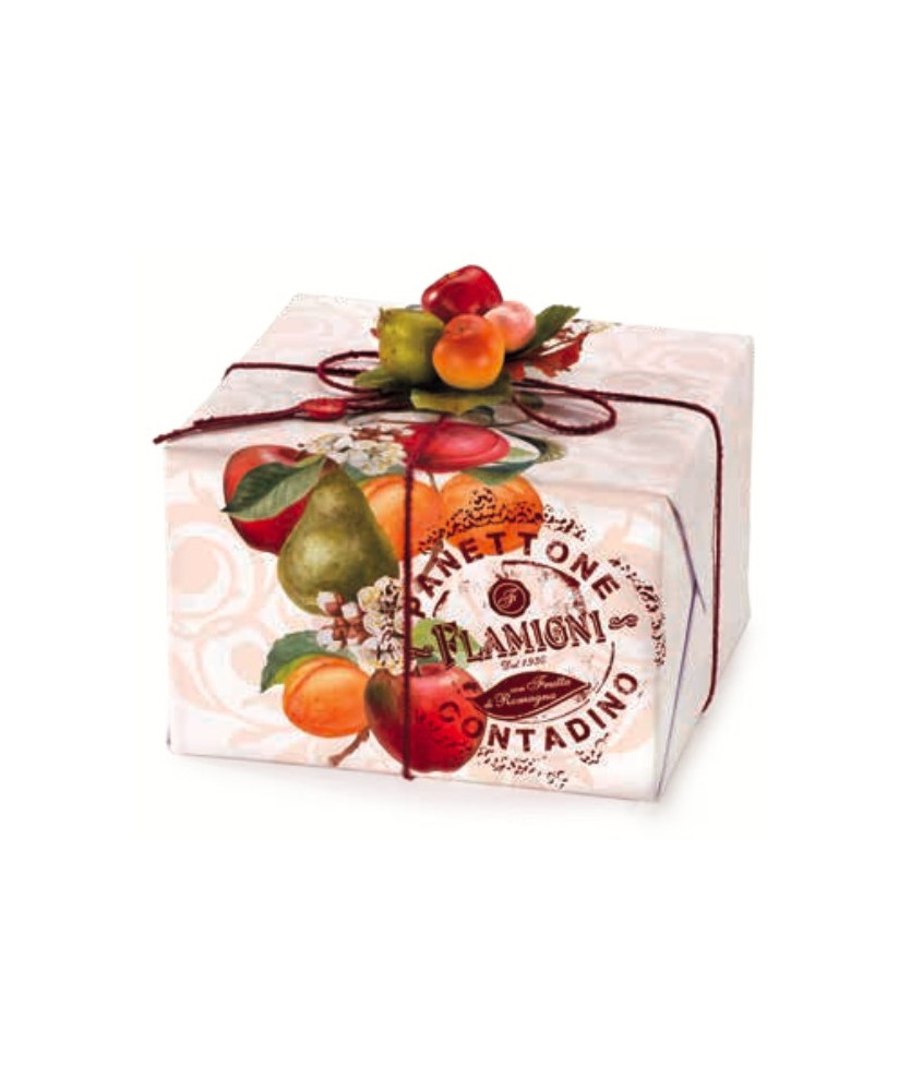 Vendita online panettone Flamigni Contadino. Shop on-line panettoni artigianali di alta pasticceria, dolce da forno
