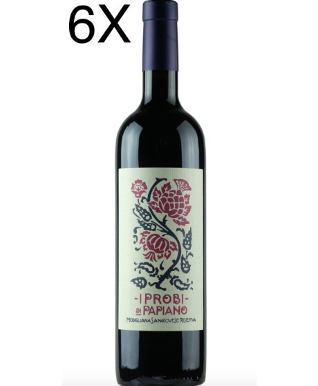 (6 BOTTLES) Villa Papiano - I Probi di Papiano 2018 - Sangiovese di Romagna Riserva DOC - 75cl