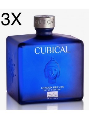 (3 BOTTLES) William & Humbert - Gin Botanic ULTRA Premium - Cubical - 70cl