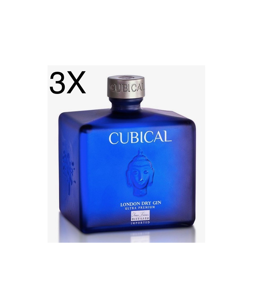 (3 BOTTLES) William & Humbert - Gin Botanic ULTRA Premium - Cubical - 70cl