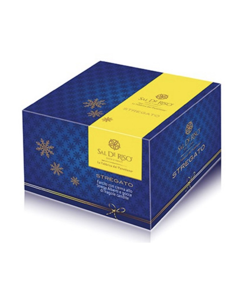 Vendita online panettone Stregato Sal de Riso, crema di liquore strega e fragoline candite miglior prezzo on-line