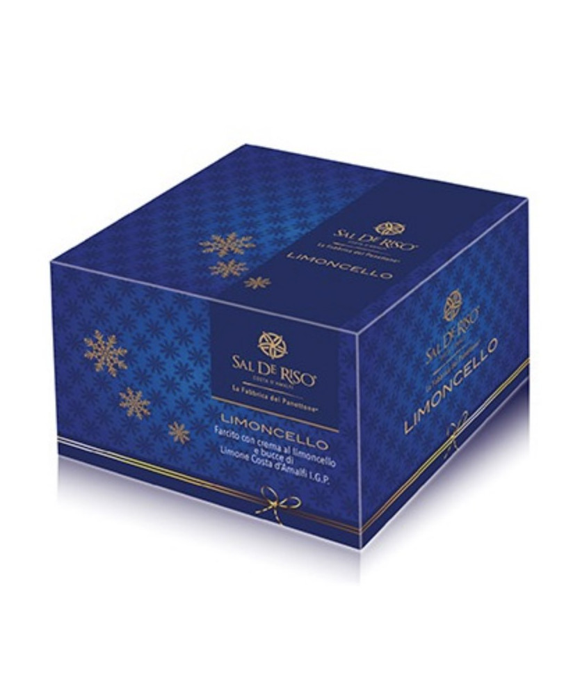 Vendita online panettone Limoncello Sal de Riso, crema di limoncello e bucce di limone miglior prezzo on-line