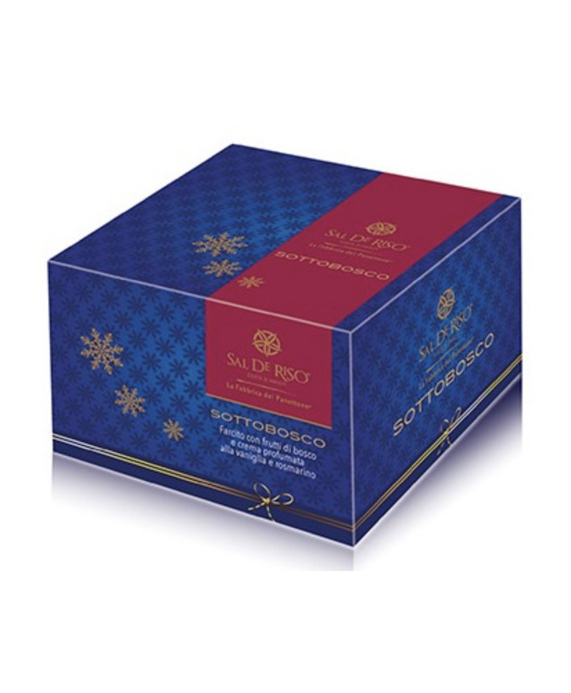 Shop online Sal de Riso Christmas Cake Wild Berries and rosemary vanilla, best price italian panettone on-line sales