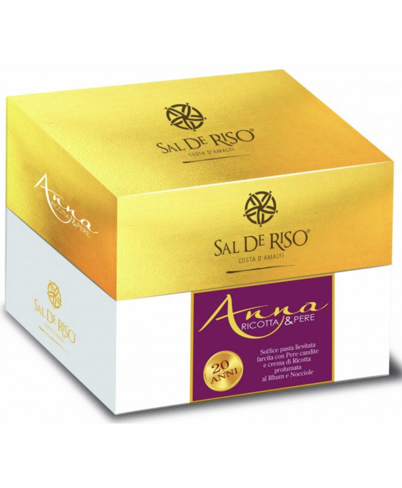 Sal de Riso, Vendita online panettone artigianale Anna con ricotta e pere, miglior prezzo online panettoni Salderiso