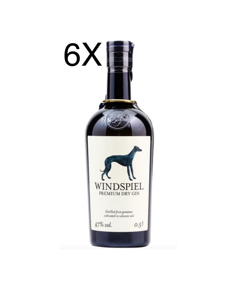 Vendita online Windspiel Premium Dry Gin. Miglior prezzo online gin tedesco, distillato di patate, etichetta levriero