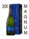 (3 BOTTLES) Nicolas Feuillatte - Brut Réserve - Champagne - 150cl - Magnum Gift box