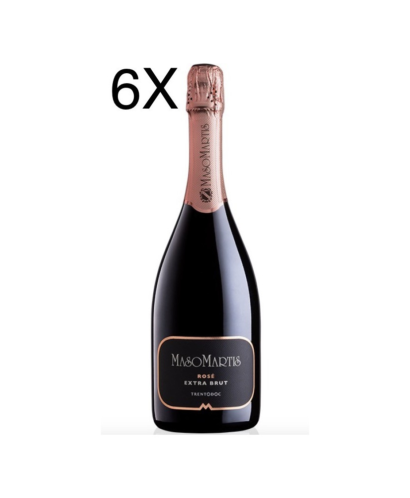 (6 BOTTLES) Maso Martis - Extra Brut Rose' Millesimato 2019 - Trento DOC - 75cl