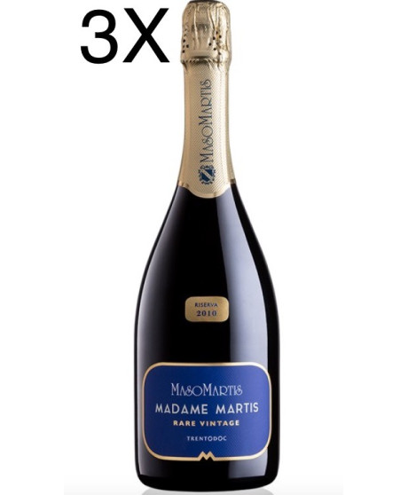 (3 BOTTIGLIE) Maso Martis - Madame Martis Brut Riserva Millesimato 2011 - Trento DOC - 75cl