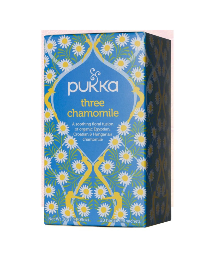 Trois Camomille Bio - Infusion 20 sachets - Pukka Herbs