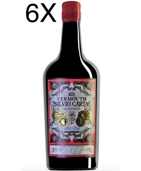 (3 BOTTLES) Silvio Carta - Vermouth Rosso di Sardegna - 70cl