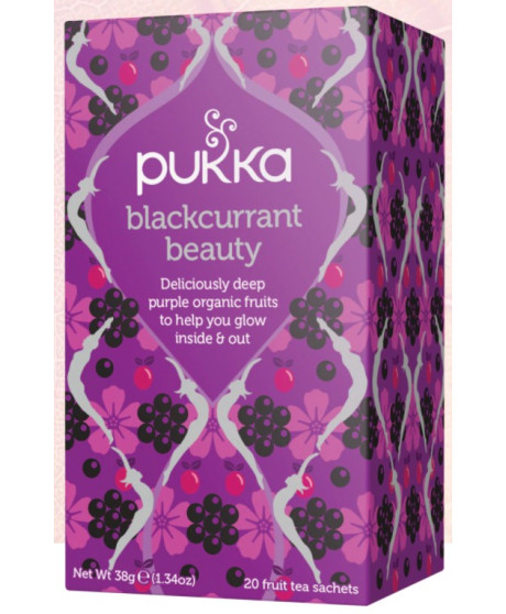 Pukka Herbs - Blackcurrant Beauty - 20 Sachets - 38g