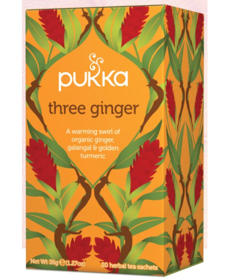 Pukka Herbs - Three Ginger - 20 Sachets - 36g