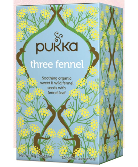 Pukka Herbs - Three Fennel - 20 Sachets - 36g