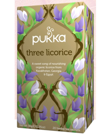 Pukka Herbs - Three Licorice - 20 Sachets - 30g