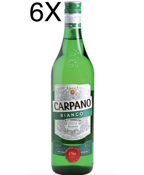 (3 BOTTIGLIE) Carpano - Vermouth Bianco - 100cl - 1 Litro (3 BOTTIGLIE) Carpano - Vermouth Bianco - 100cl - 1 Litro
